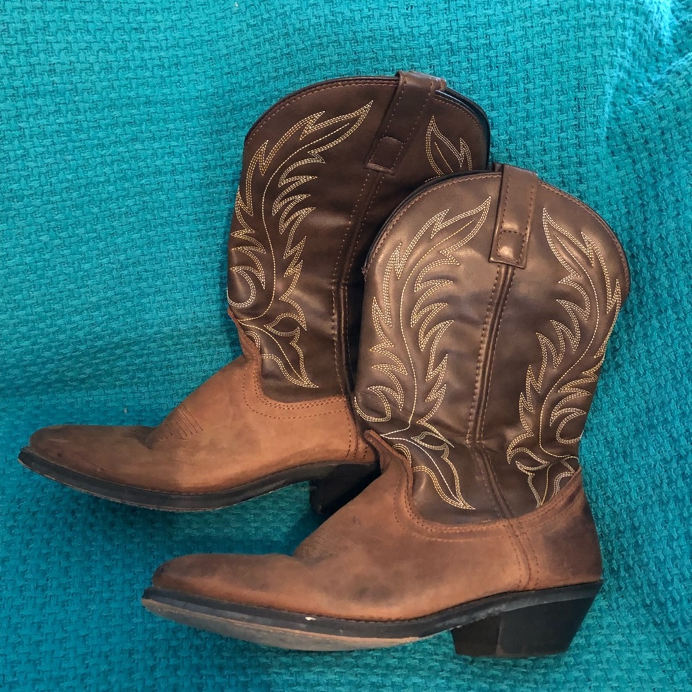 Laredo leather cowboy boots